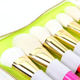 19pcs Rainbow Makeup Brush Set + Pouch