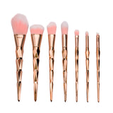 10Pcs Unicorn Diamond Mermaid Make Up Brush Set