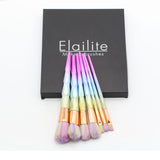 10Pcs Unicorn Diamond Mermaid Make Up Brush Set