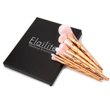 10Pcs Unicorn Diamond Mermaid Make Up Brush Set