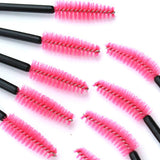 50pcs Durable Micro Disposable Eyelash Mascara Wands