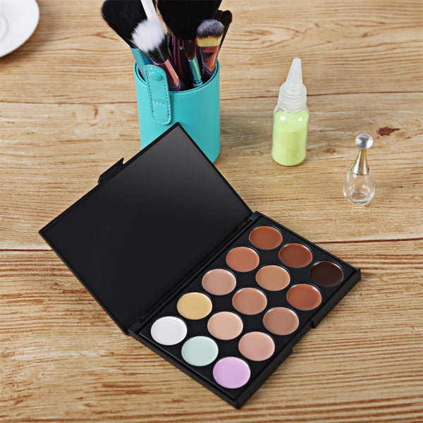 Natural Professional 15 Colors Face Concealer Corrector Contour Palette