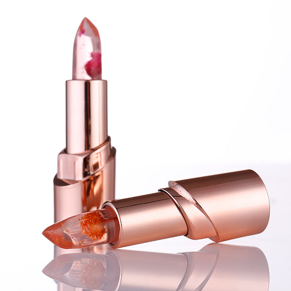 Flower Red Nutritious Change Colour Temperature Jelly Flower Lip Stick