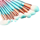 Mermaid Fishtail Make Up Brush Kit