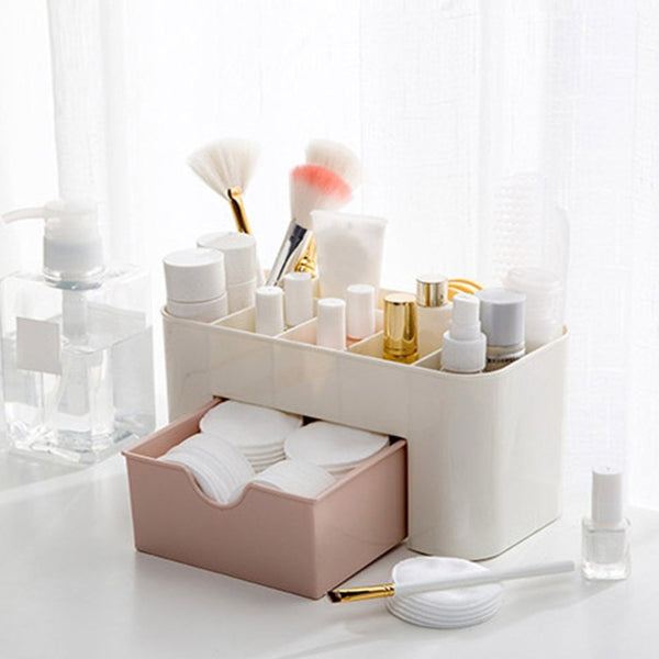 Cosmetic Makeup Brush Plastic Organiser Box