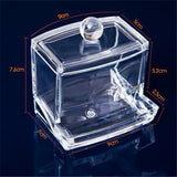 Clear Acrylic Tube Cosmetic Organiser