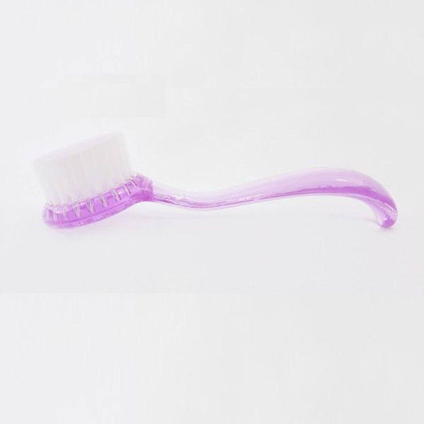 1 Pcs Plastic Nail Dust Cleaning Pedicure Round Head Brush