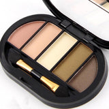 Miss Rose Matte 5 Colour Glitter Waterproof Natural Eye Shadow