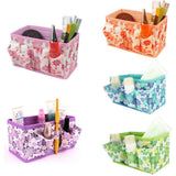 Floral Folding Multi-Function Make Up Storage Box