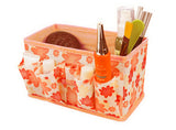 Floral Folding Multi-Function Make Up Storage Box