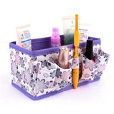 Floral Folding Multi-Function Make Up Storage Box