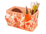 Floral Folding Multi-Function Make Up Storage Box